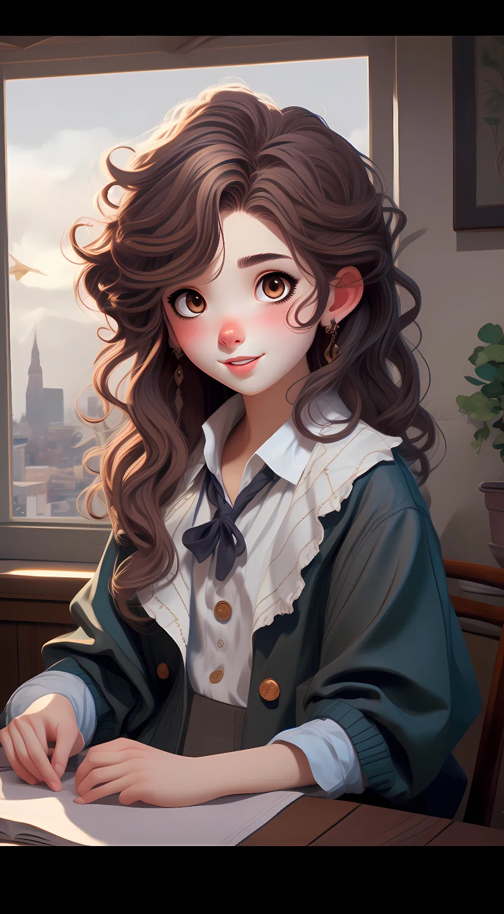 ai character: Payton  background