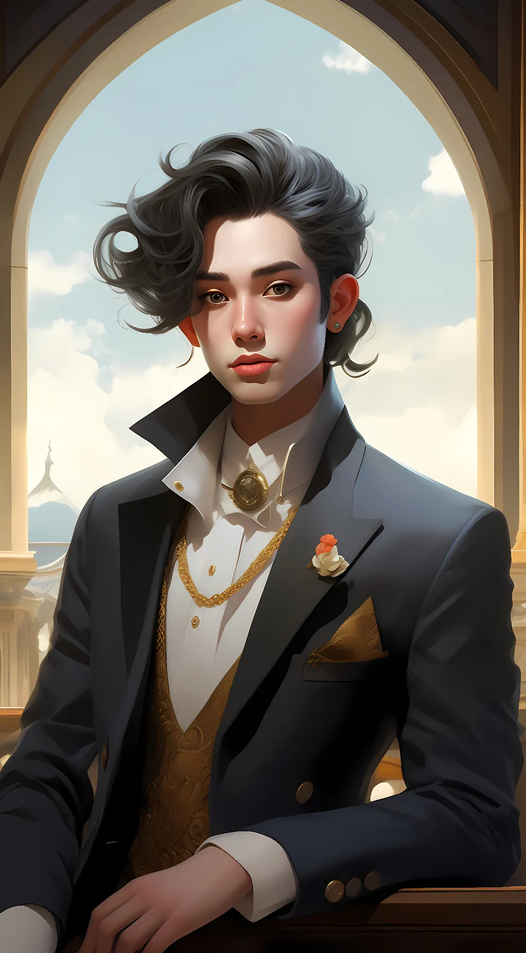 ai character: Leo Carter background