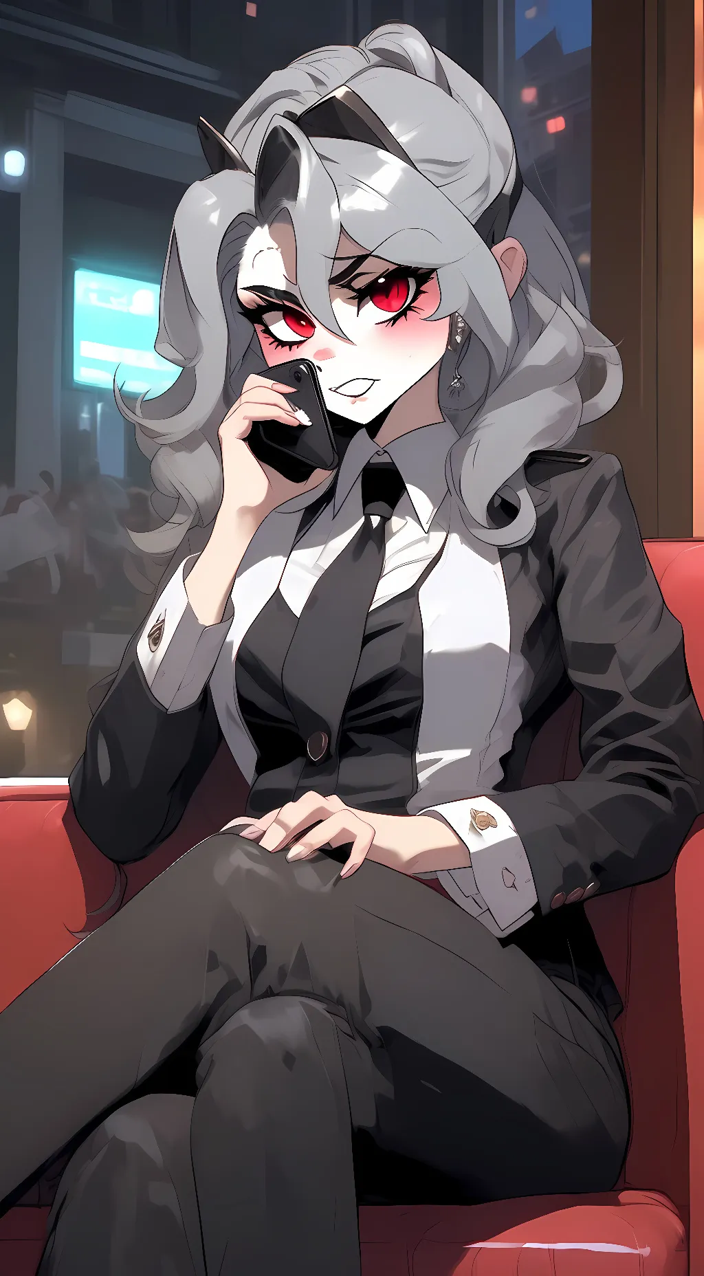 ai character: Loona background