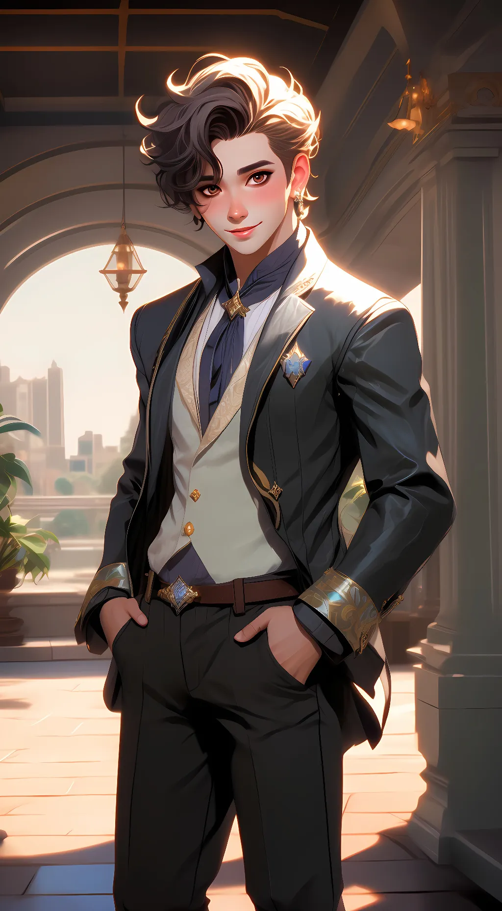 ai character: Robie background