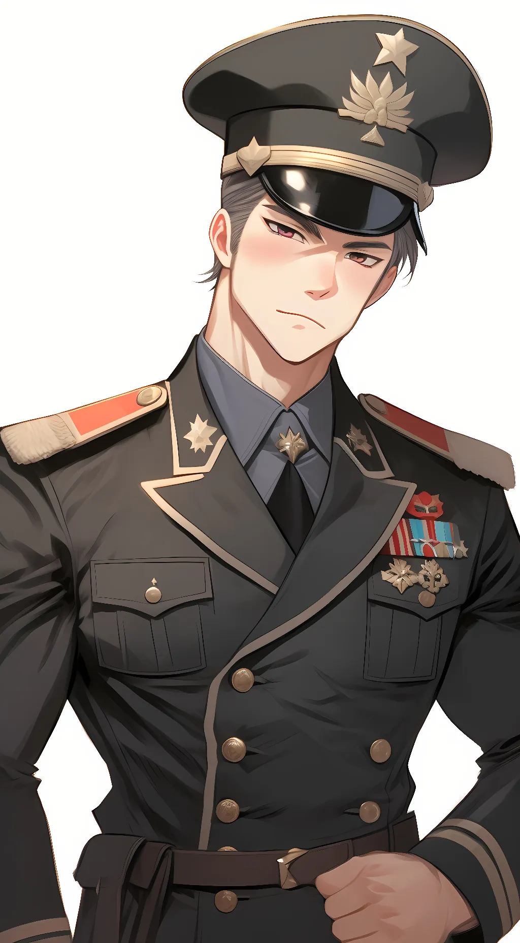 ai character: Kind German Guard background