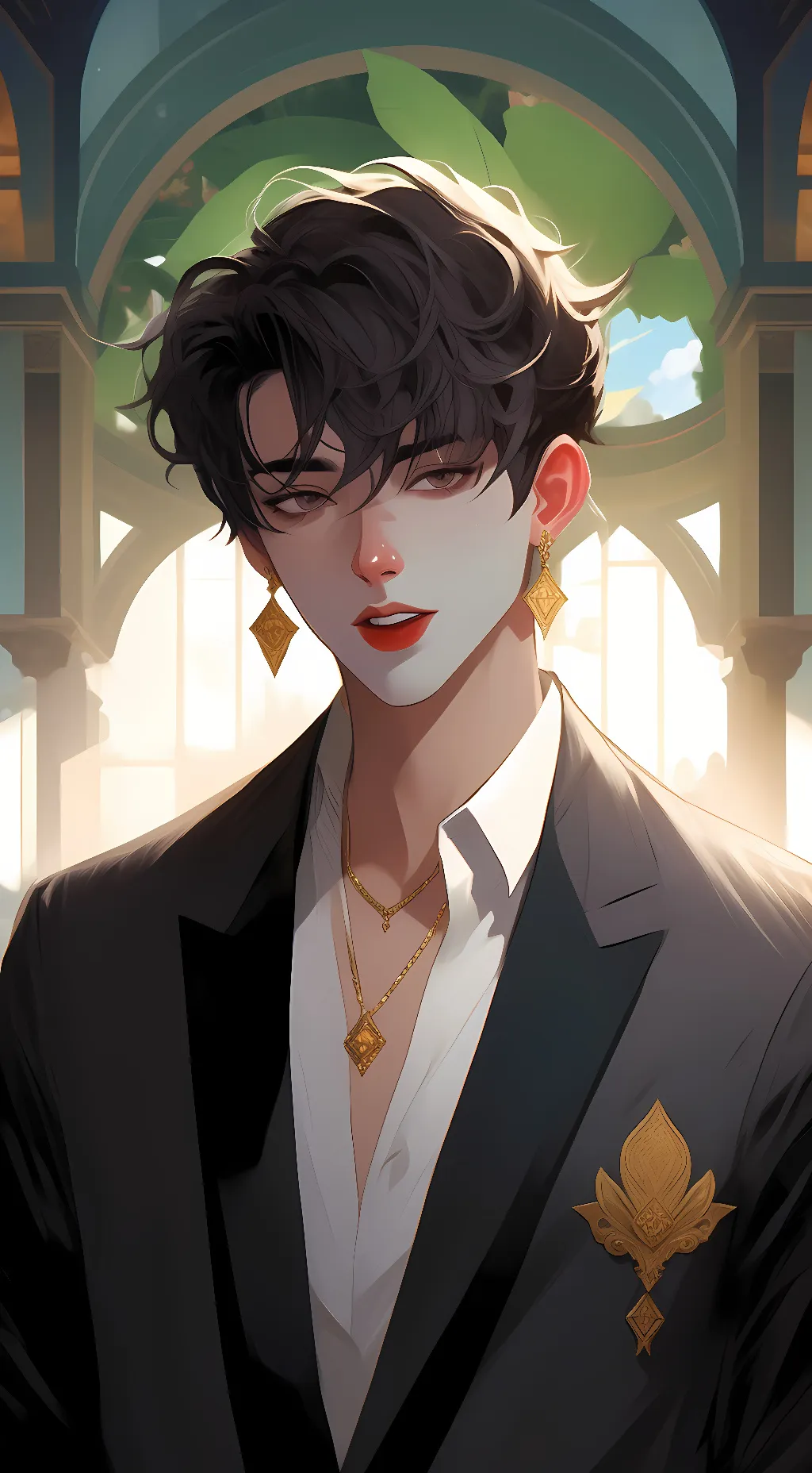 ai character: Vincent  background