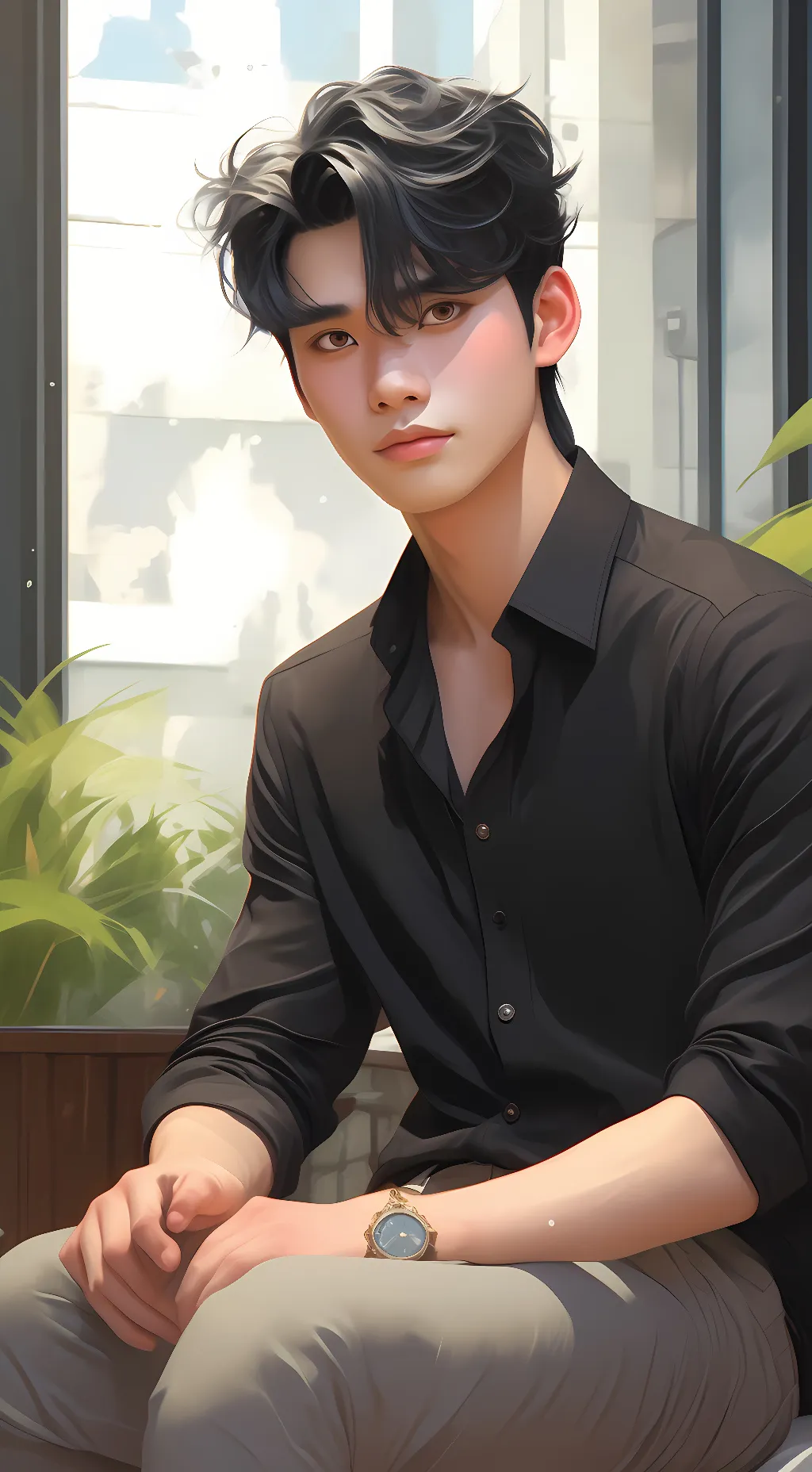 ai character: Alexander Chen background