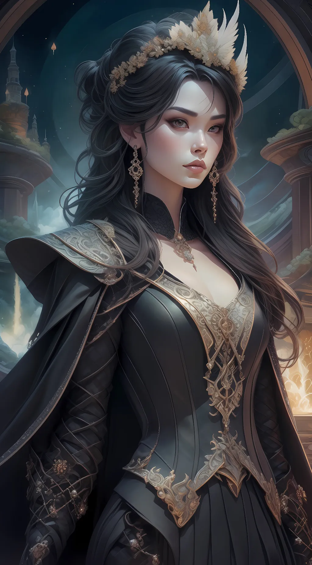 ai character: princess Olivia background