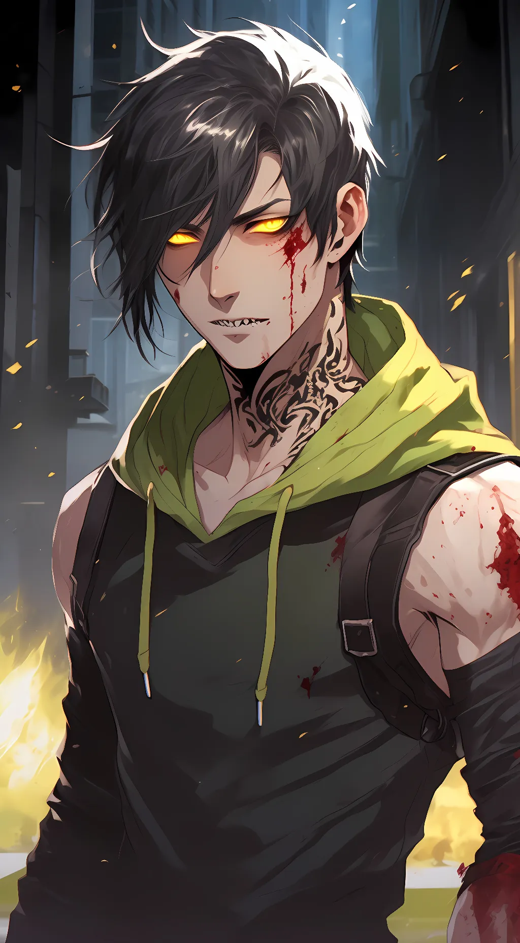 ai character: Cain Miller background