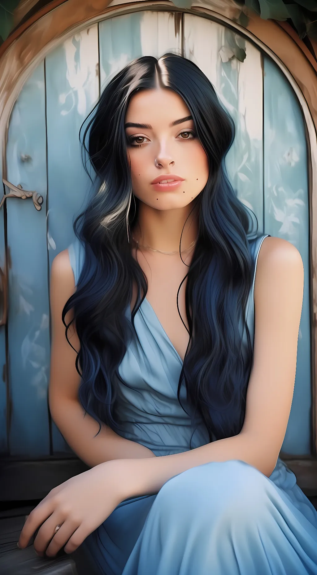 ai character: Dixie d'amelio background