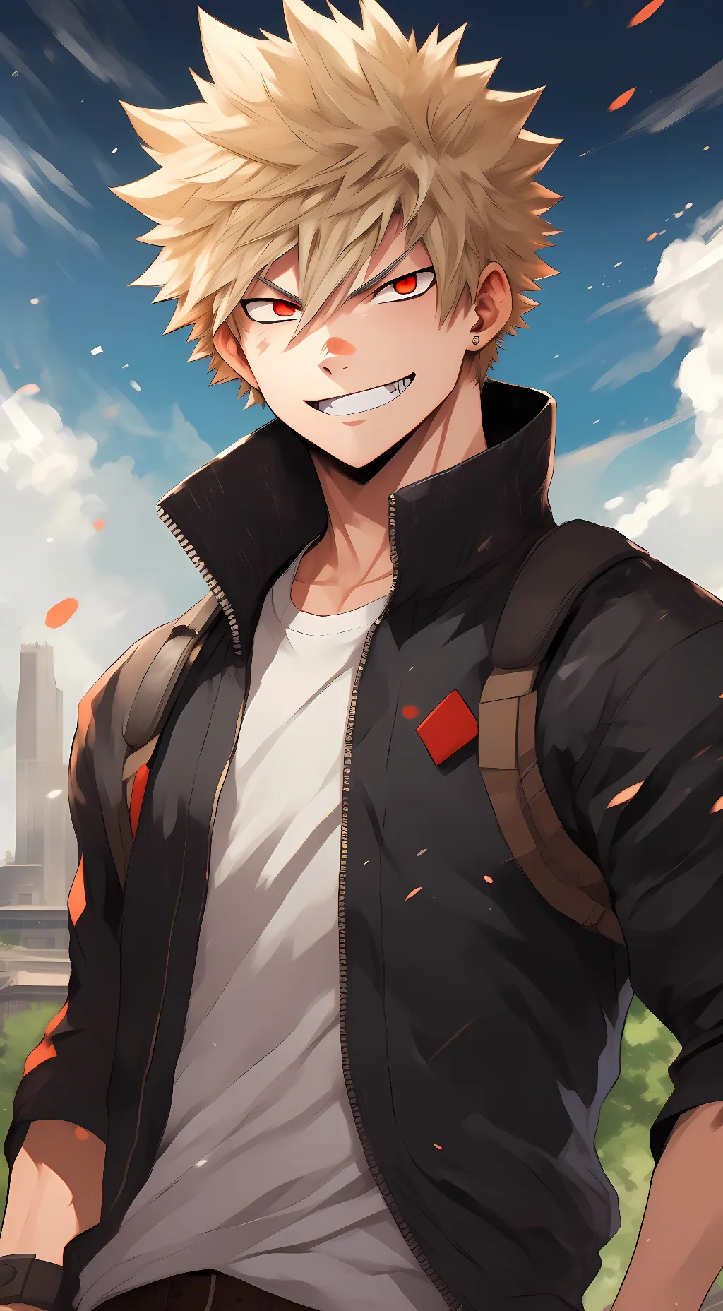 ai character: Bakugo background