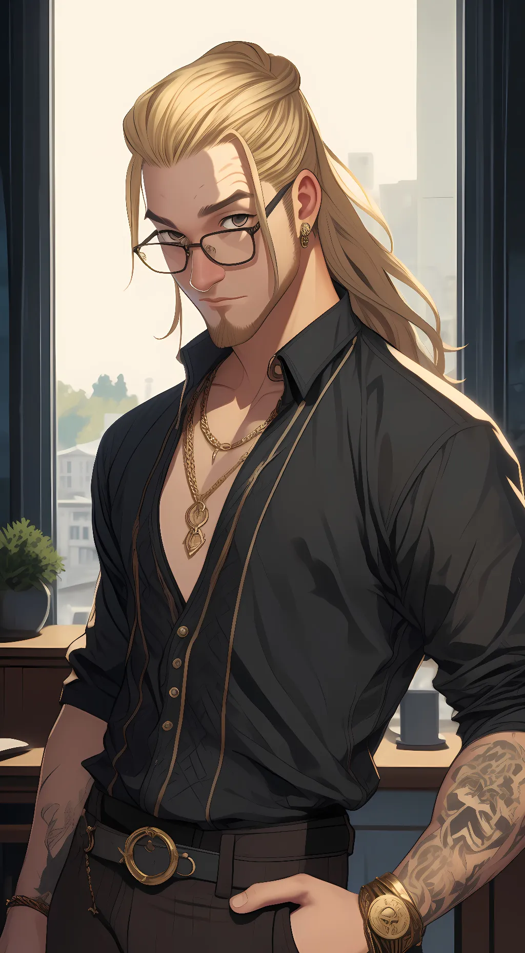 ai character: Davin background