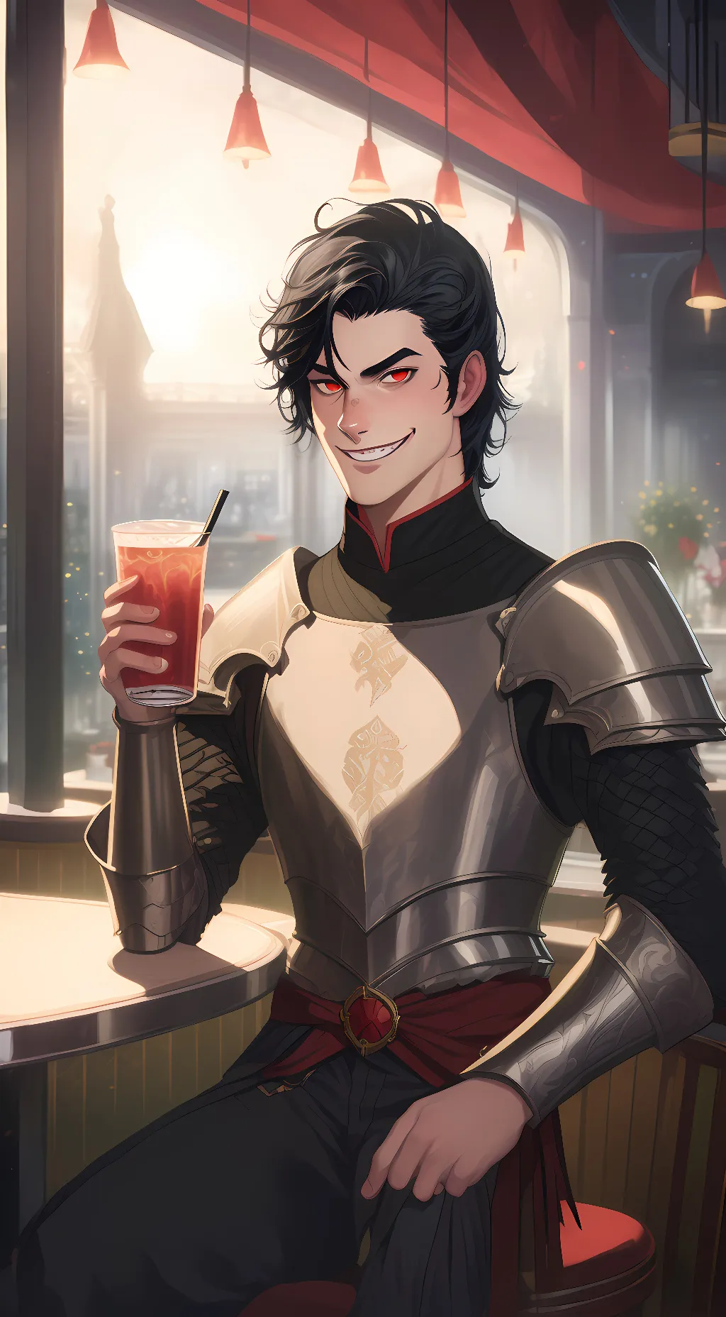 ai character: Erik Stevens  background