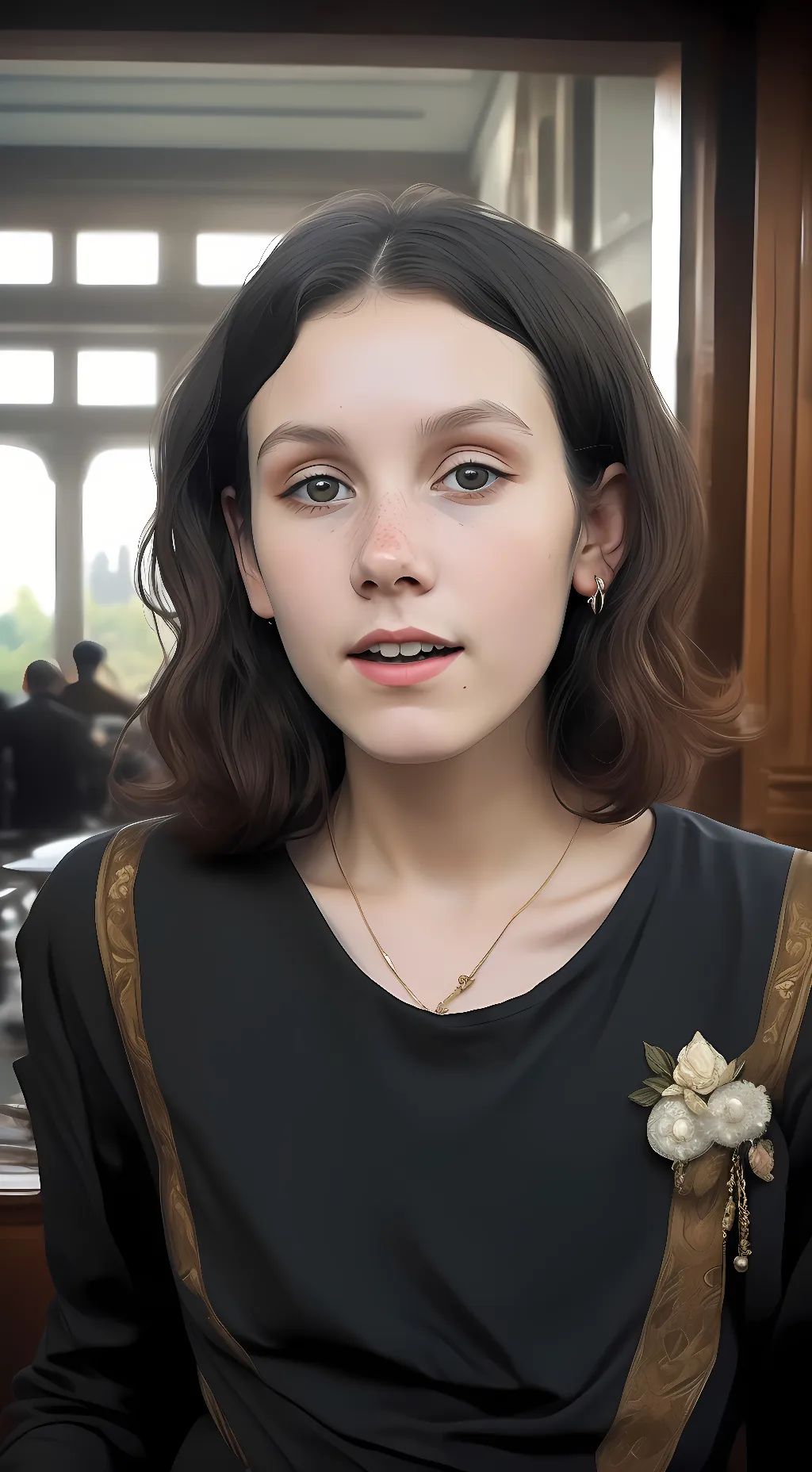 ai character: alyaL background