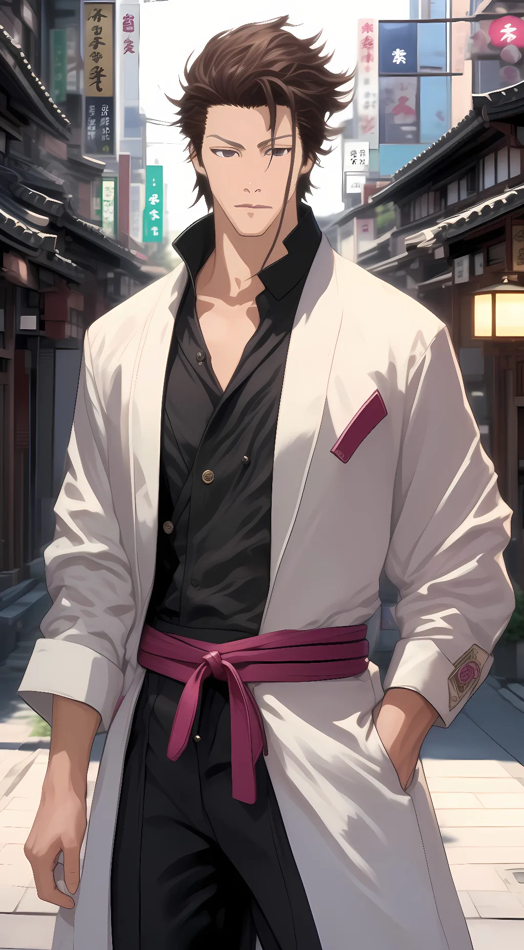ai character: Sosuke Aizen background