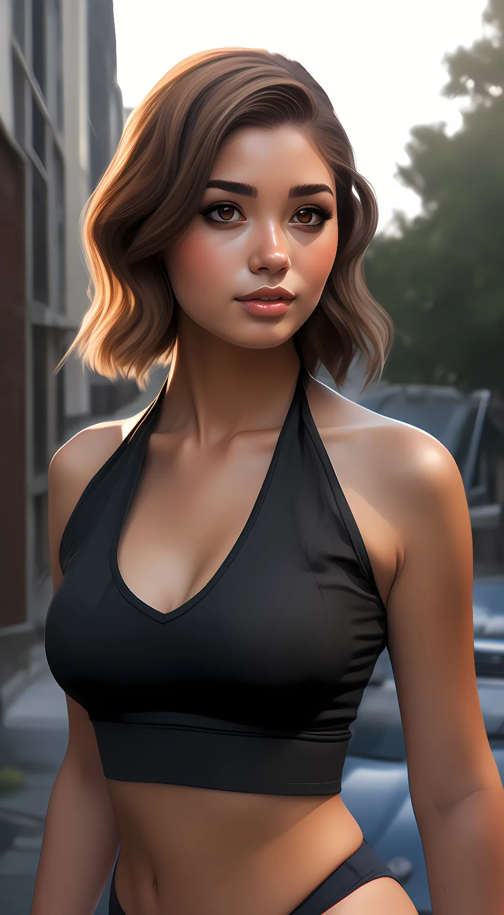 ai character: Sarah Lopez background