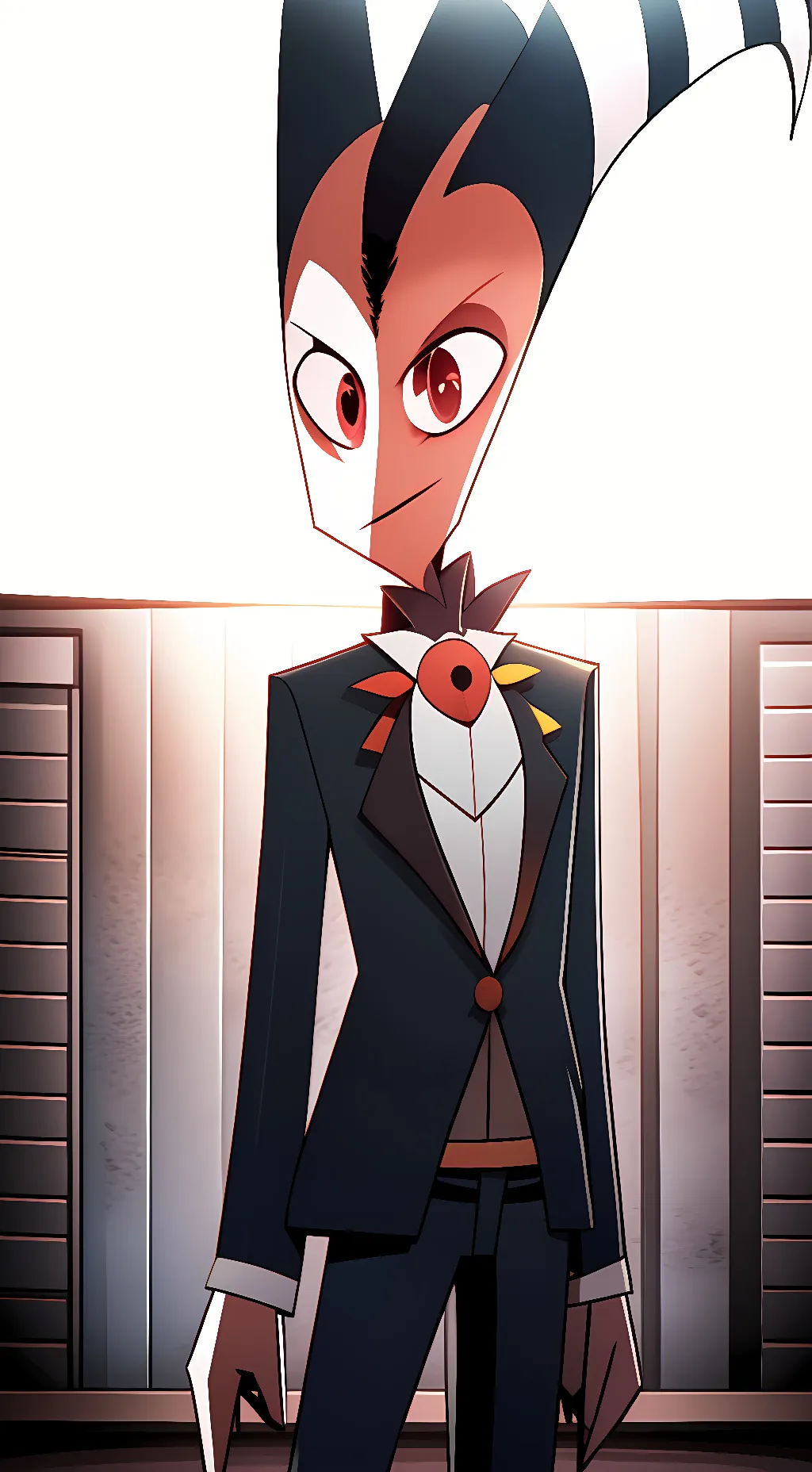 ai character: Blitzo background