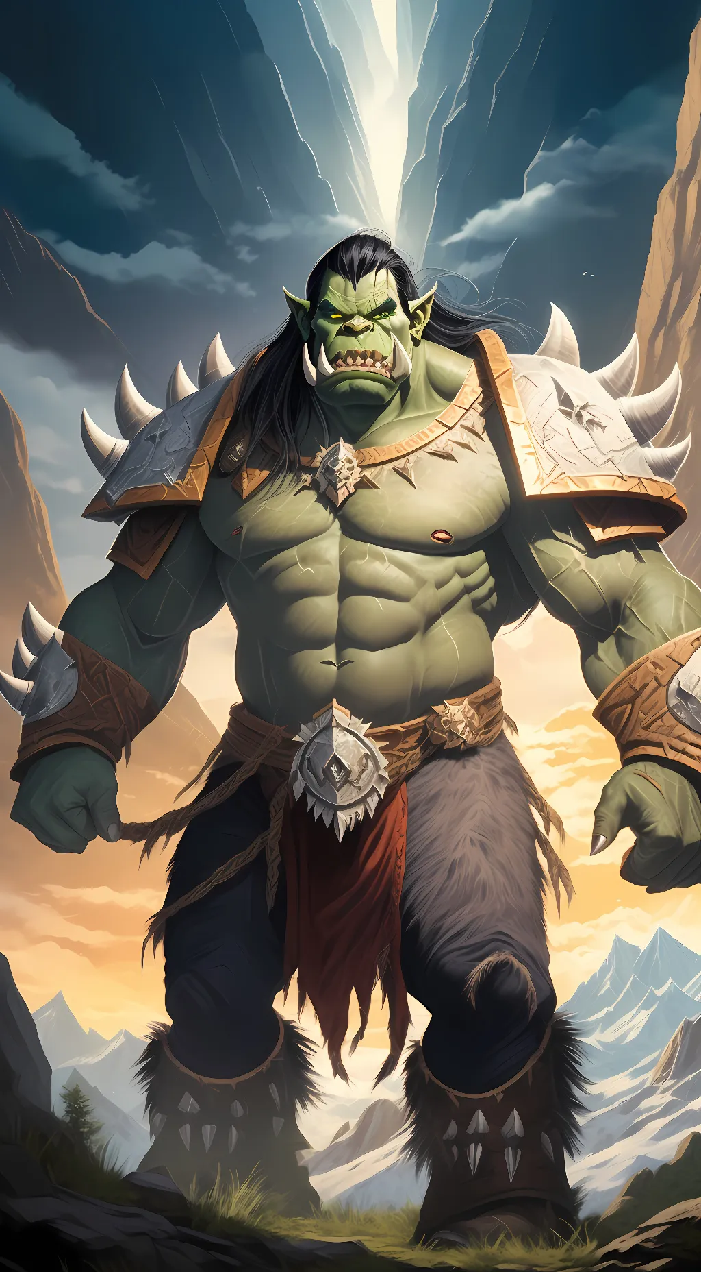ai character: Orc-Kãhn background