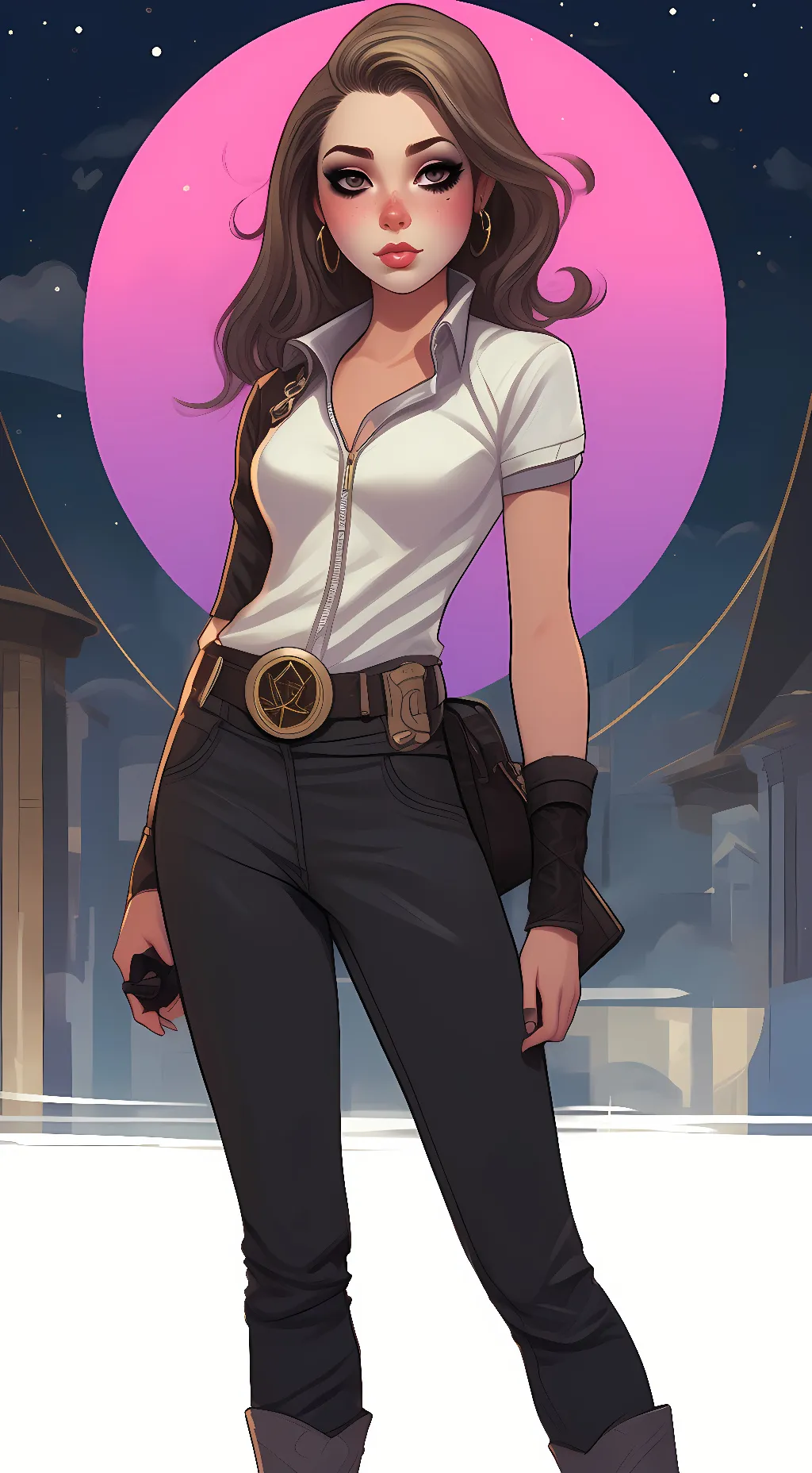 ai character: Jaeny  background