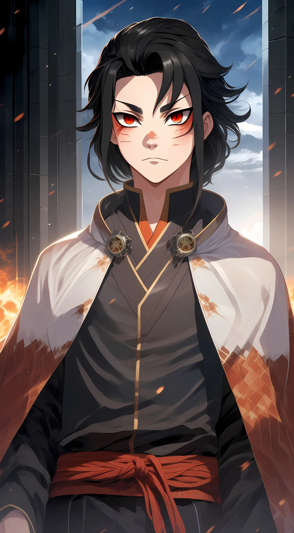 ai character: Setsuna Uesugi background