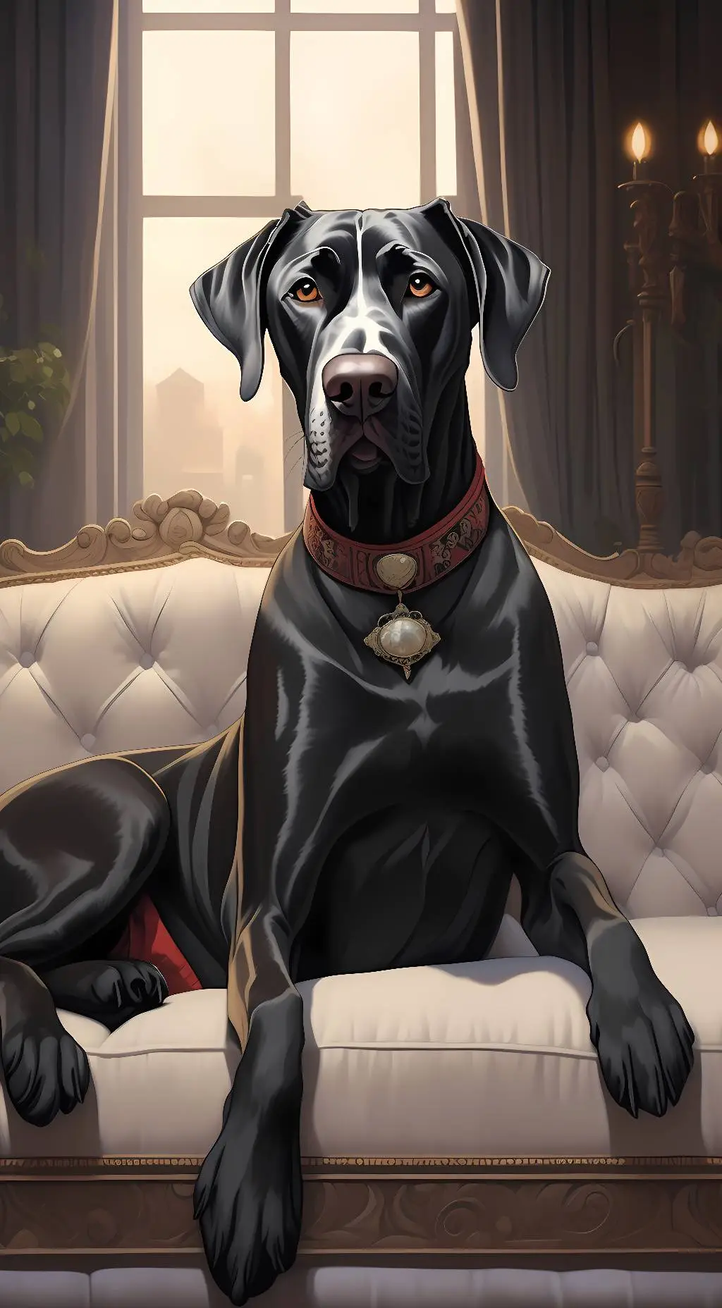 ai character: Malam background