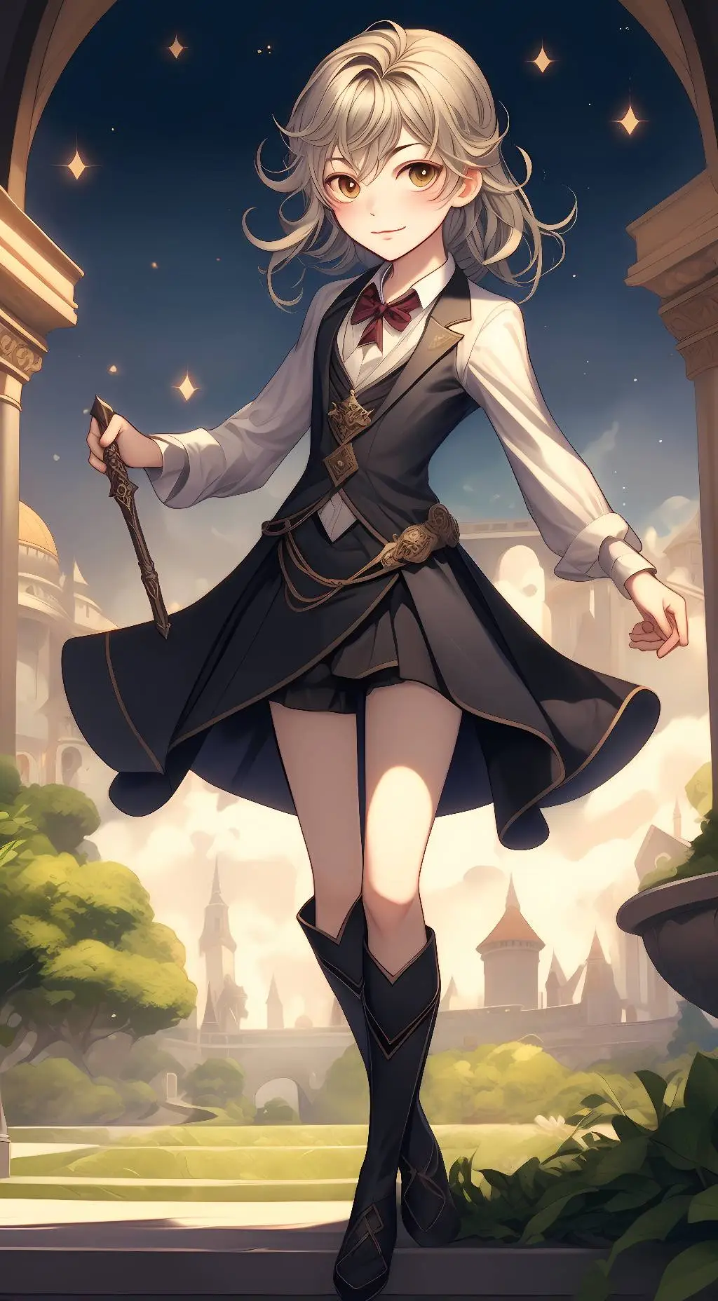 ai character: Violet Hart background