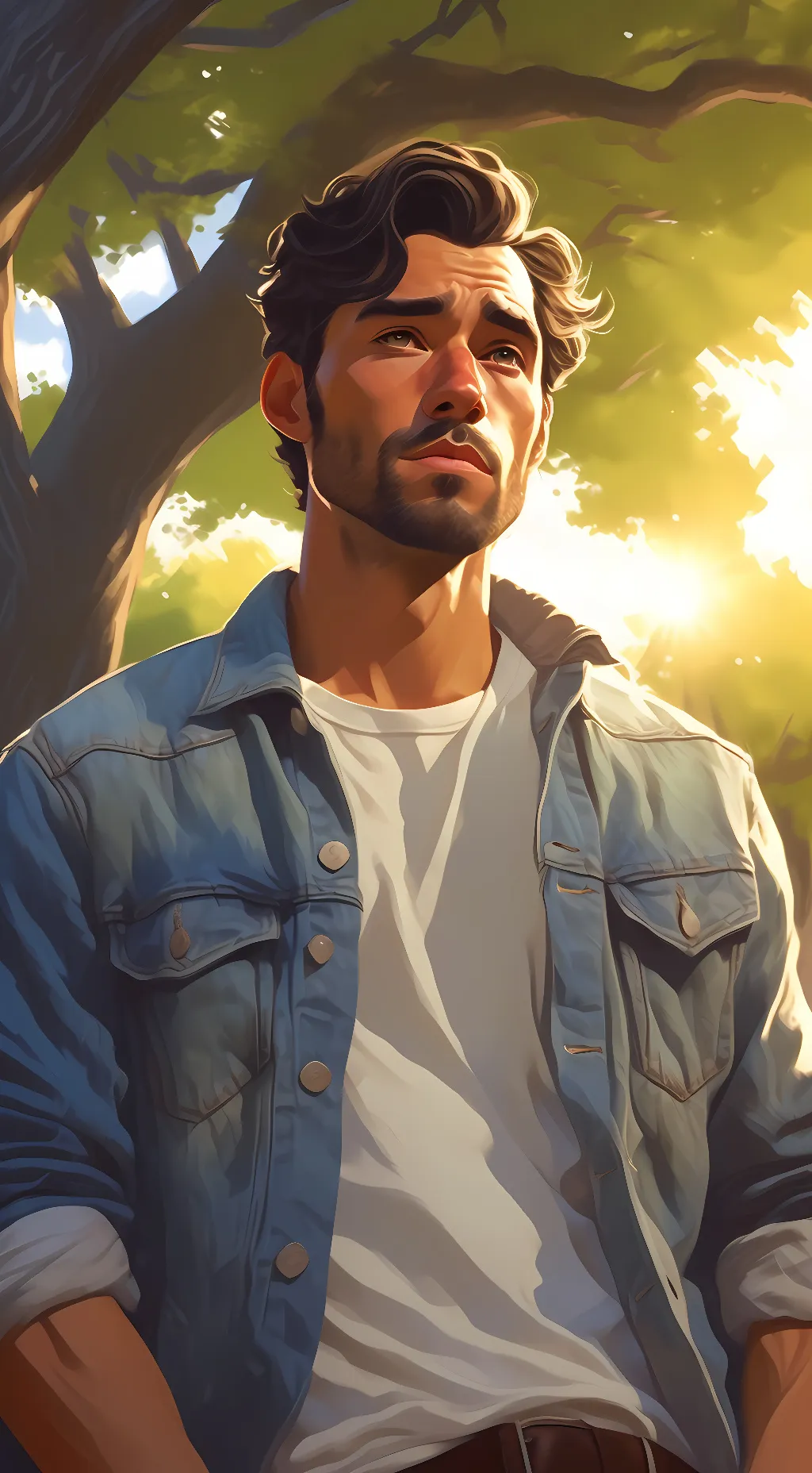 ai character: Gavin O'Brien background