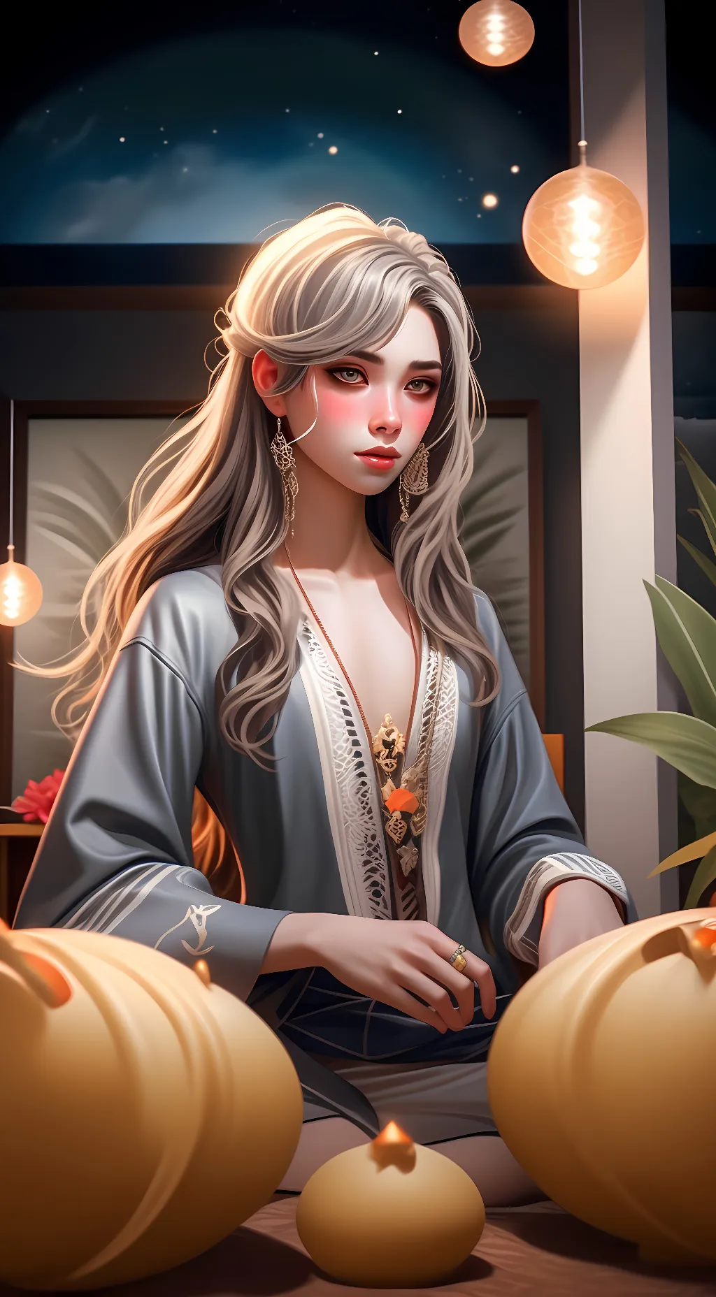 ai character: Aria Morgan background