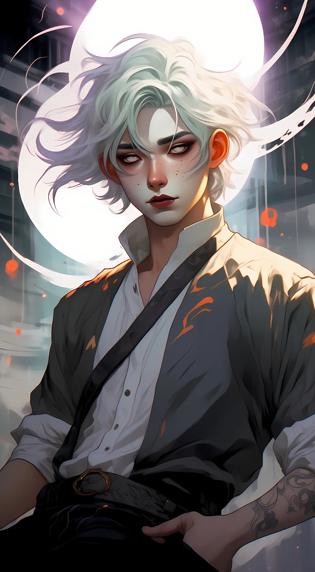 ai character: Ender West background