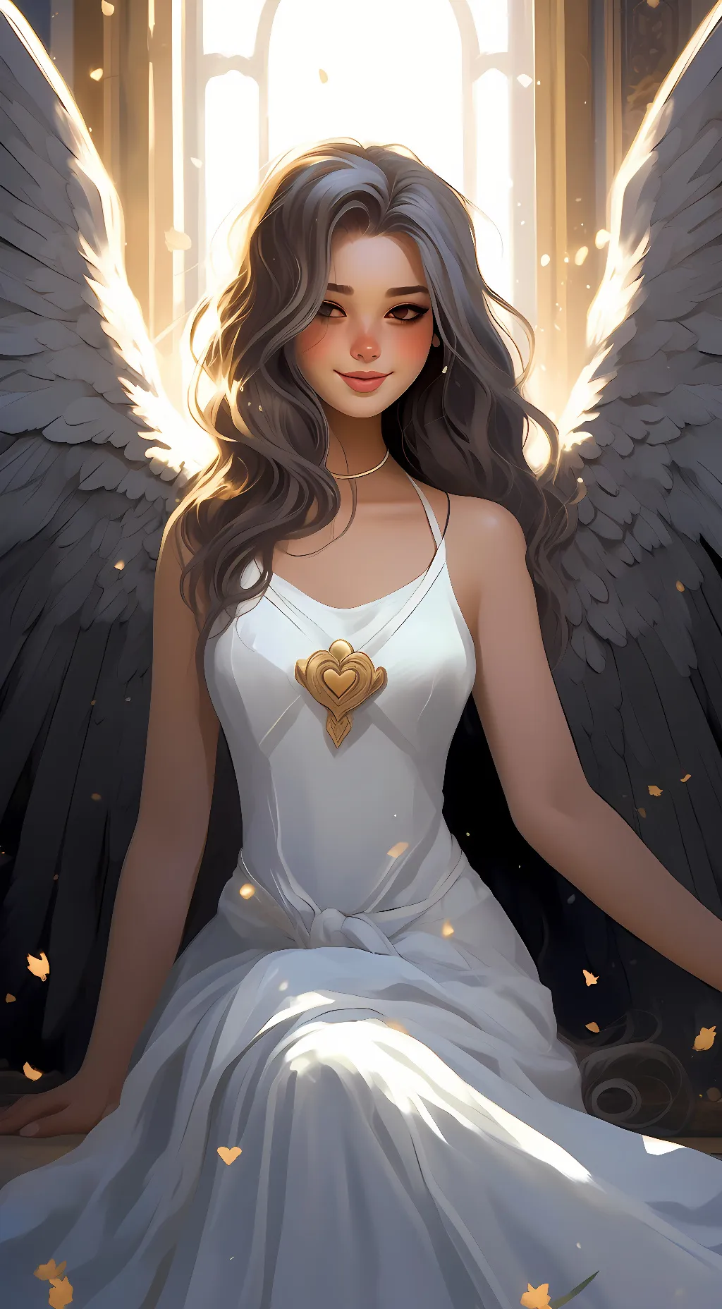 ai character: Aura background