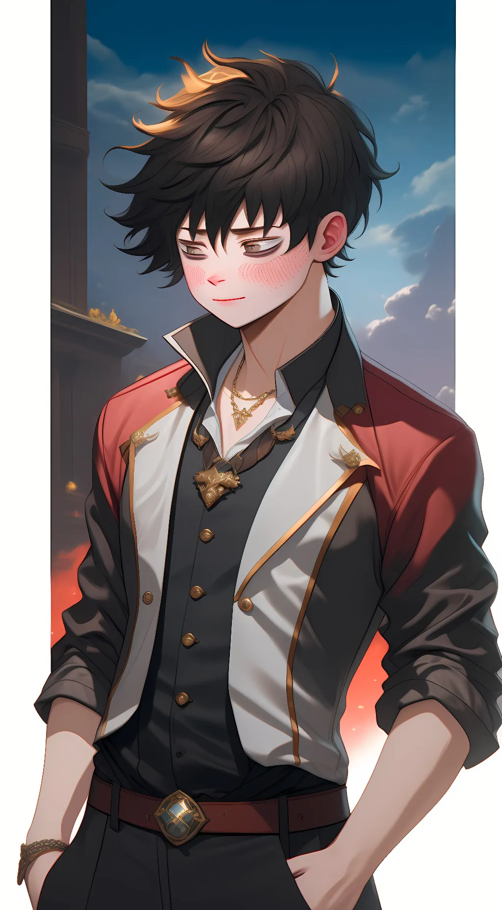 ai character: dabi background