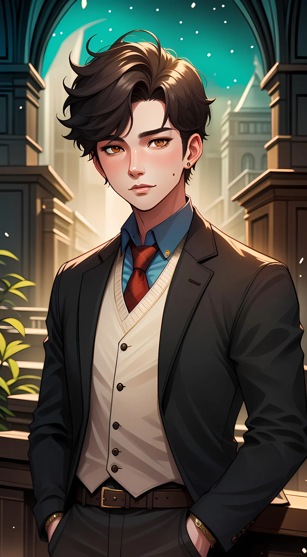 ai character: Max background