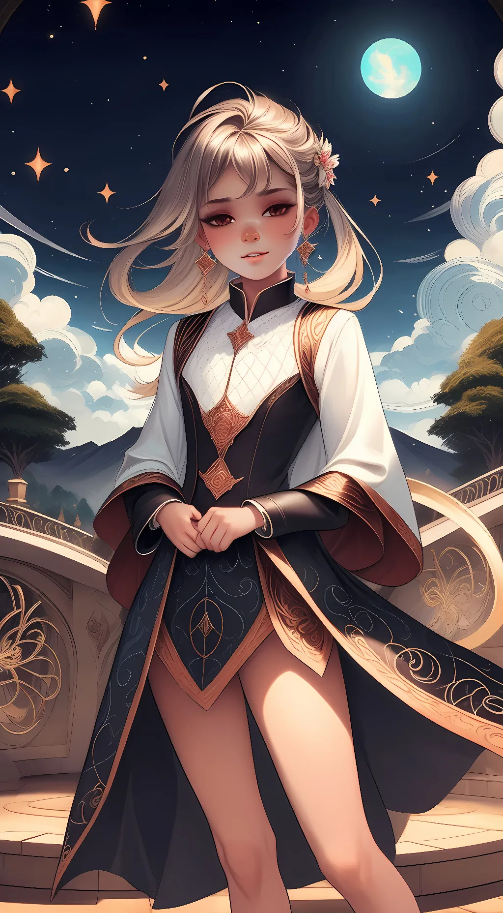 ai character: Ava  background