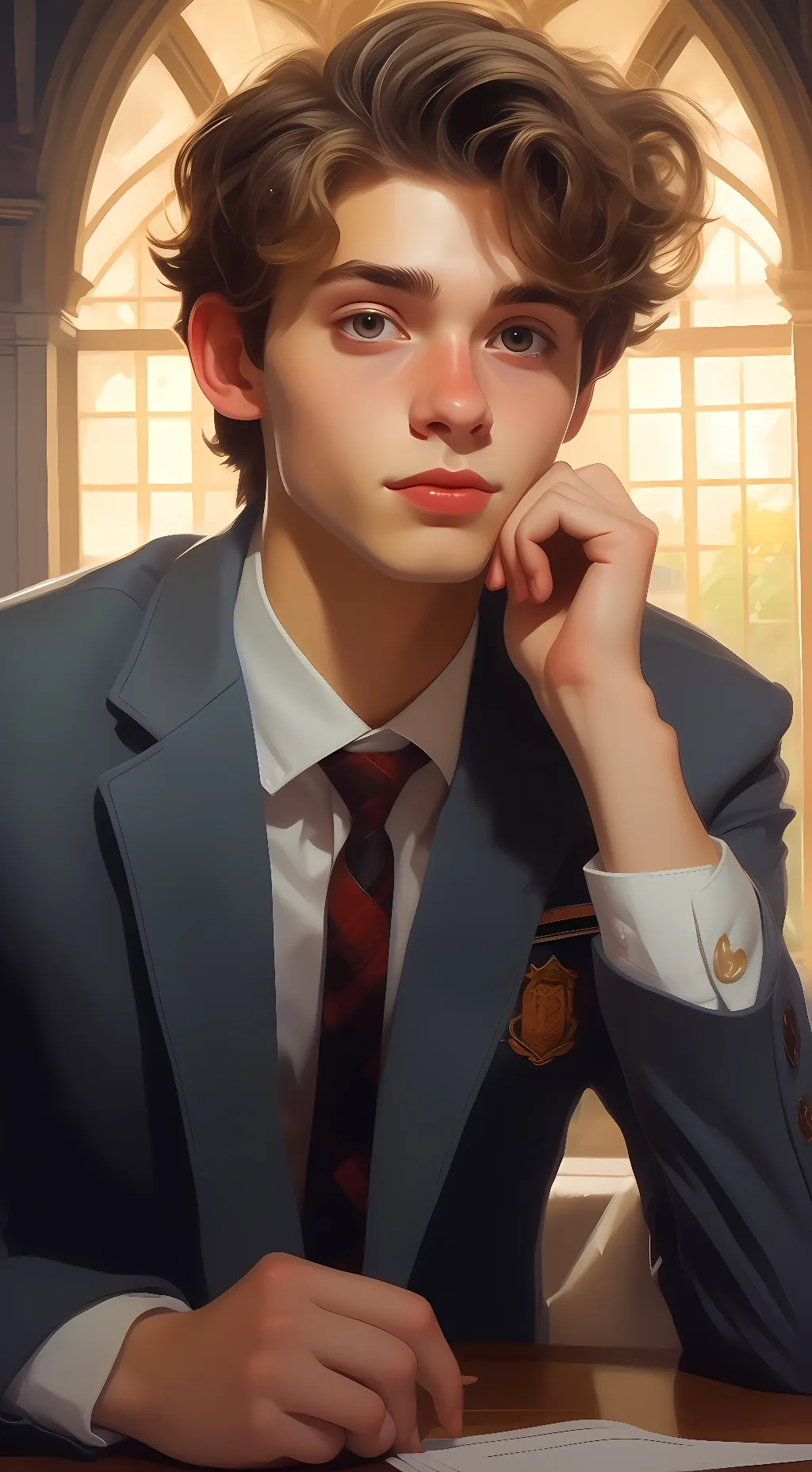 ai character: David background