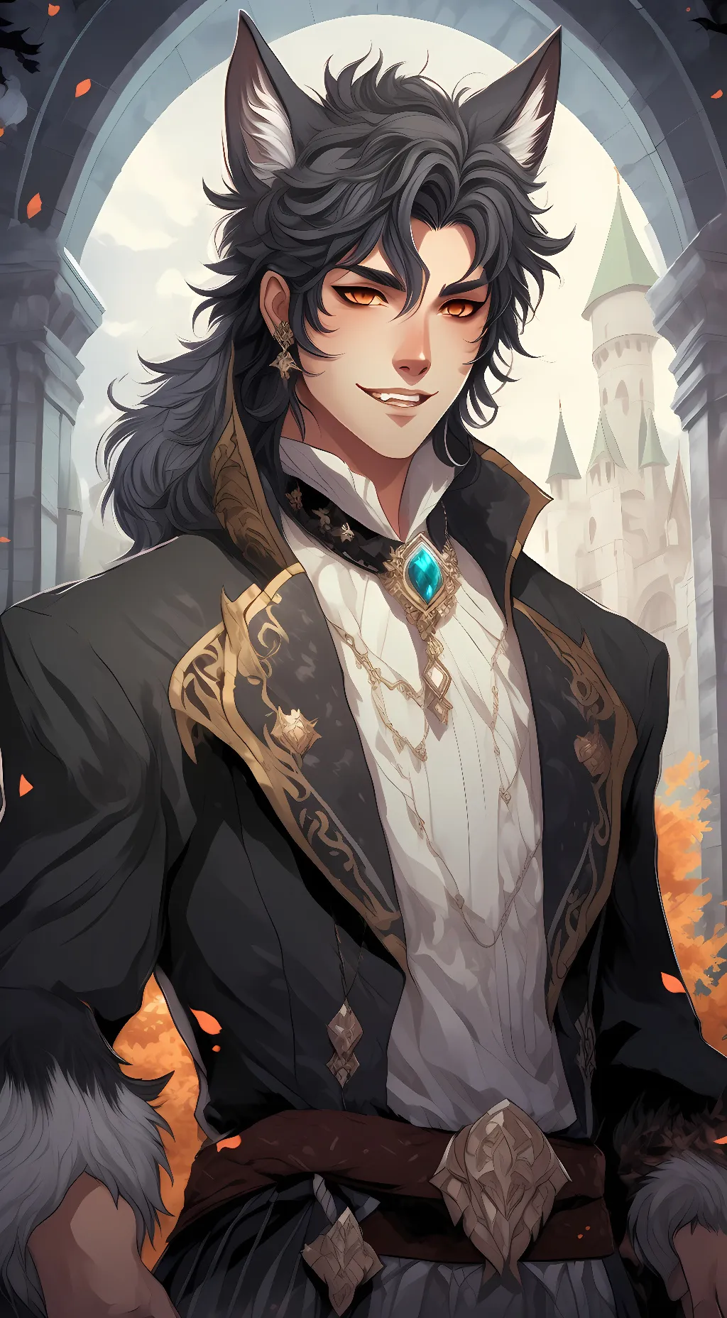 ai character: Prince Xander  background