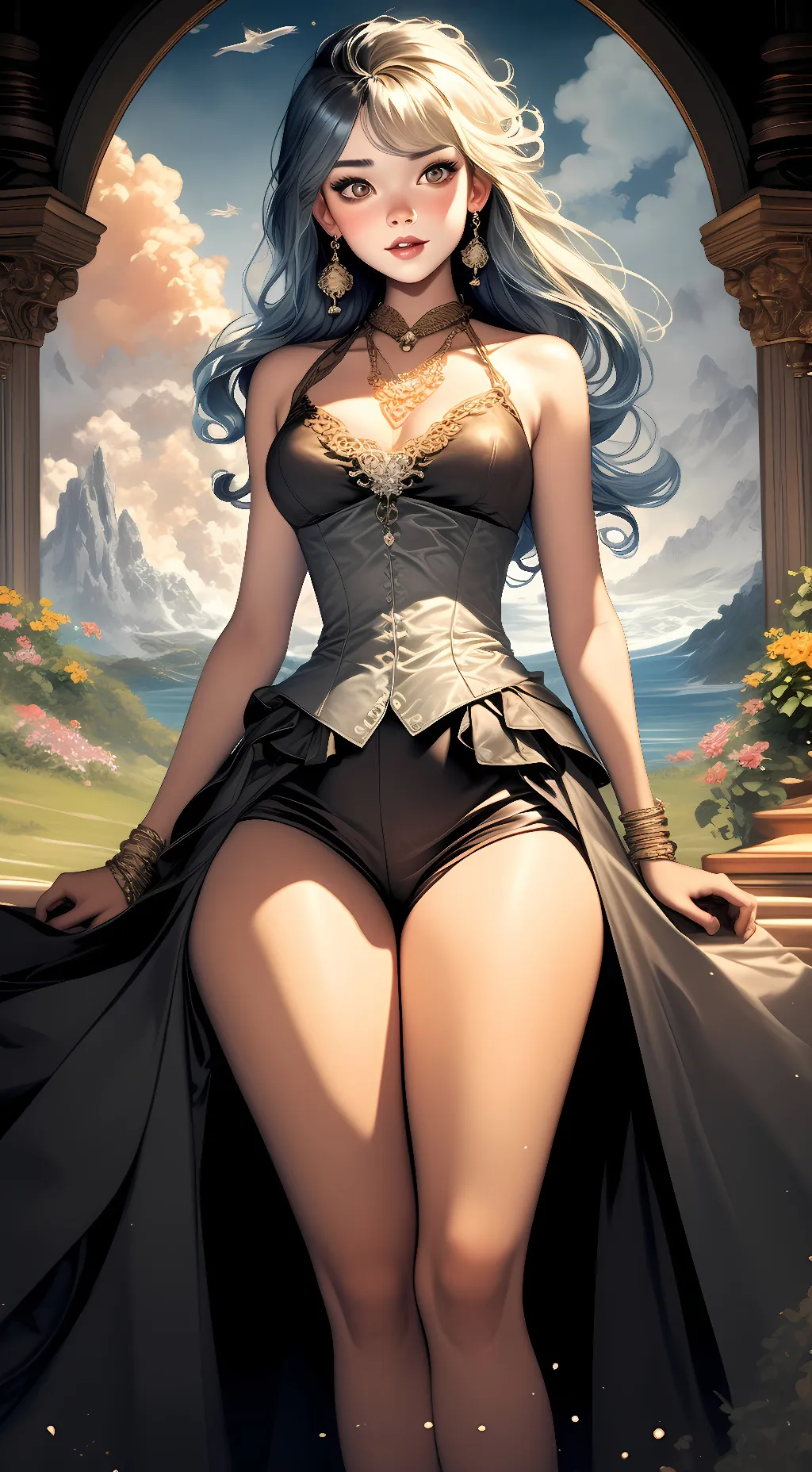 ai character: Zoe Young background