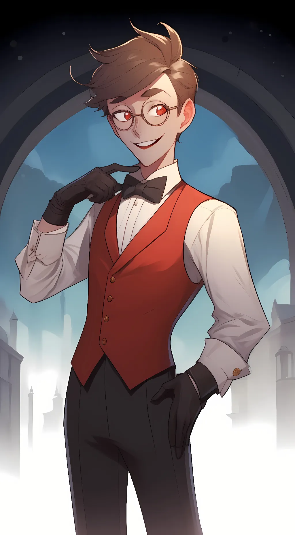 ai character: Alastor  background