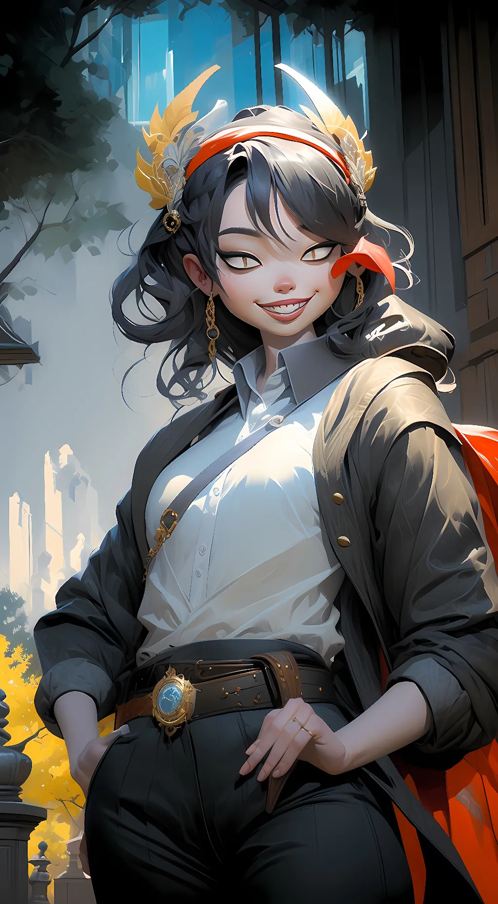 ai character: Adi Bakugou  background