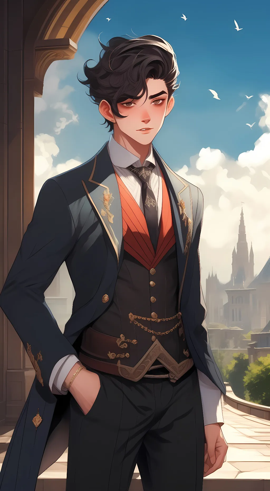 ai character: Devin  background