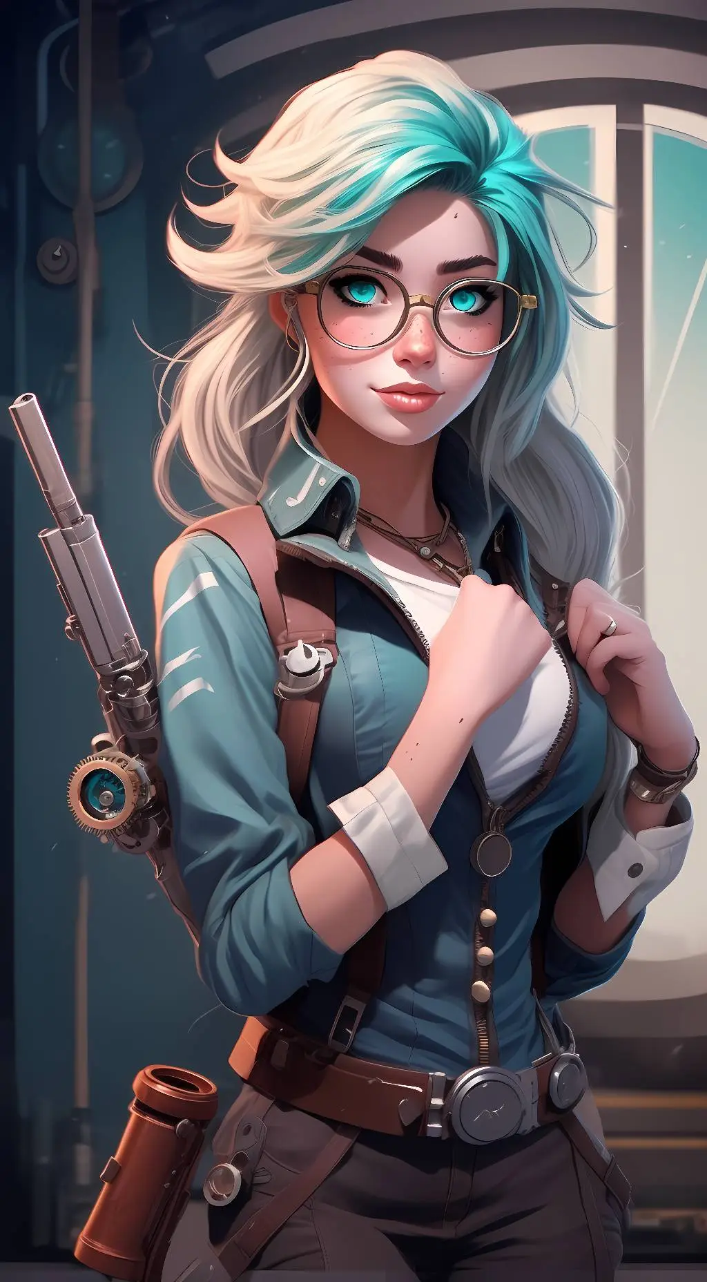 ai character: Serenity Takomi background