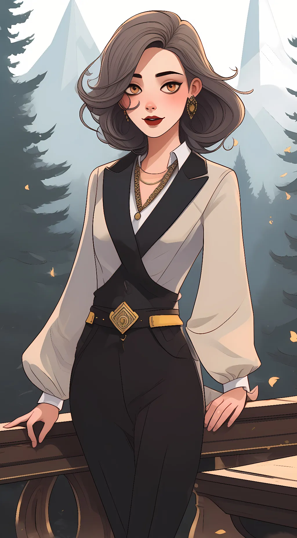 ai character: bell background