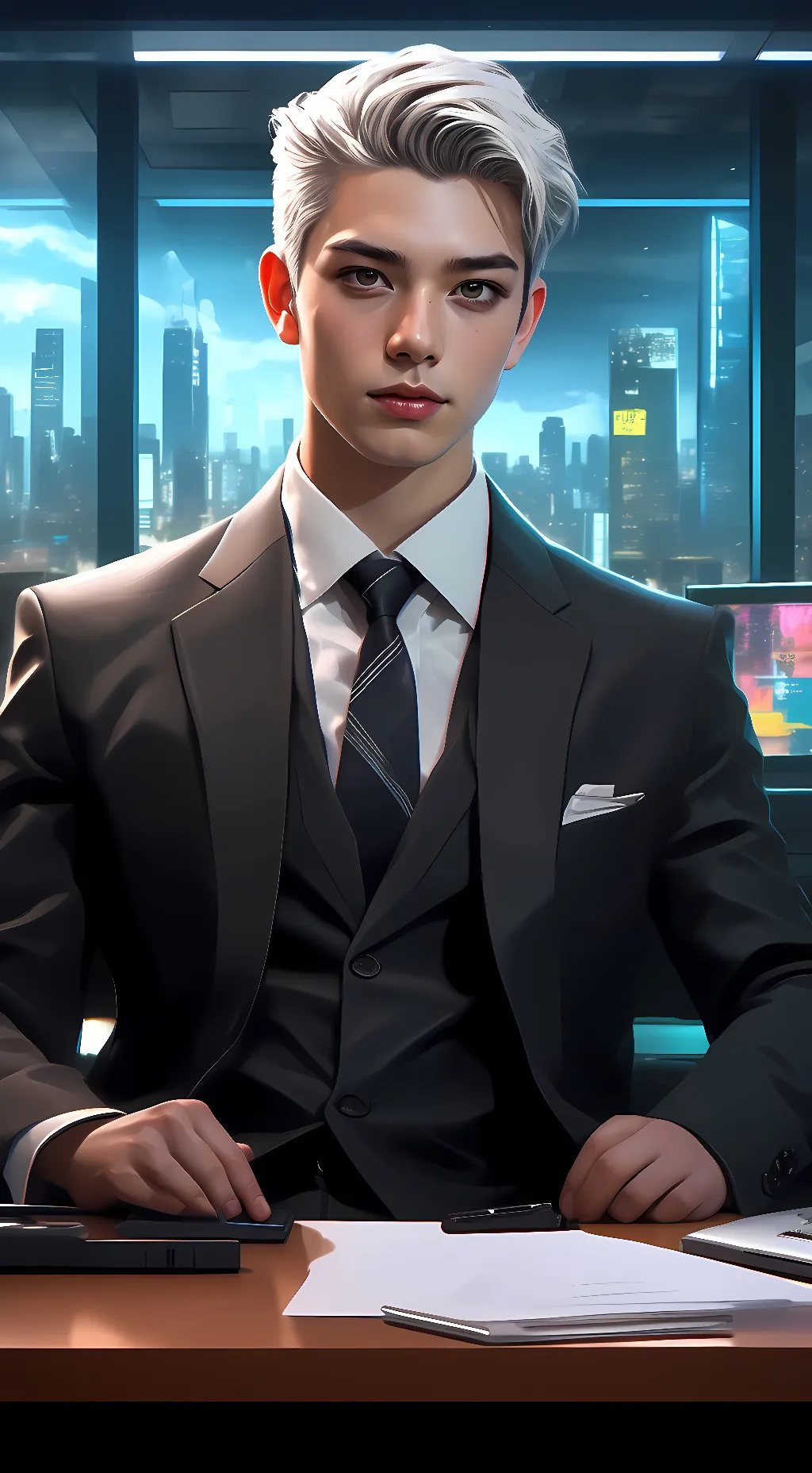 ai character: samuru turi background