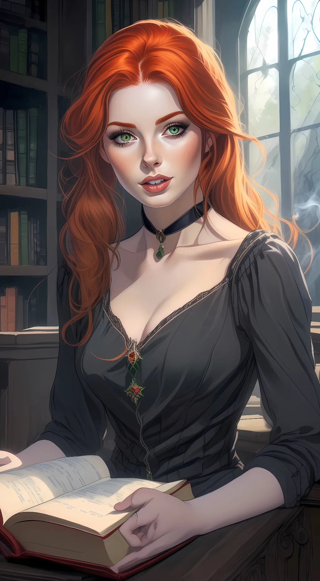 ai character: Lillianna Vanderma background