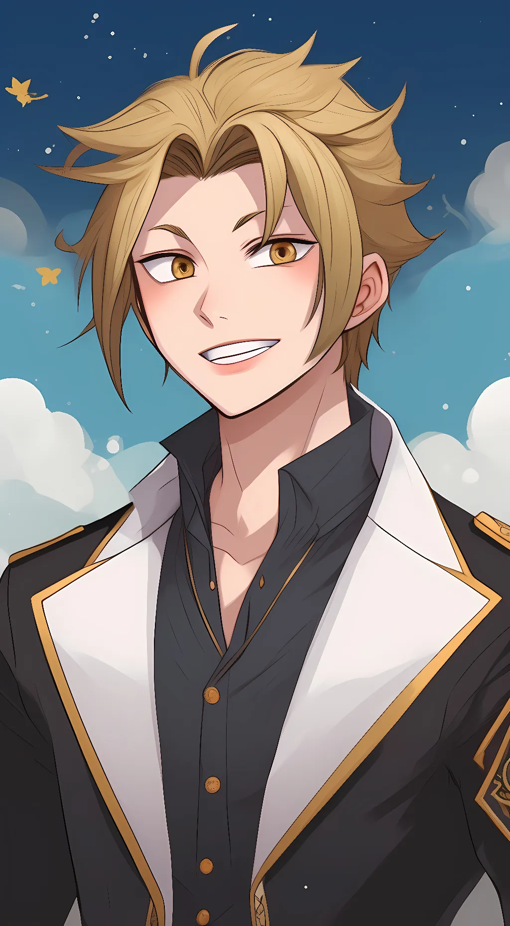 ai character: Kaminari✨⚡ background