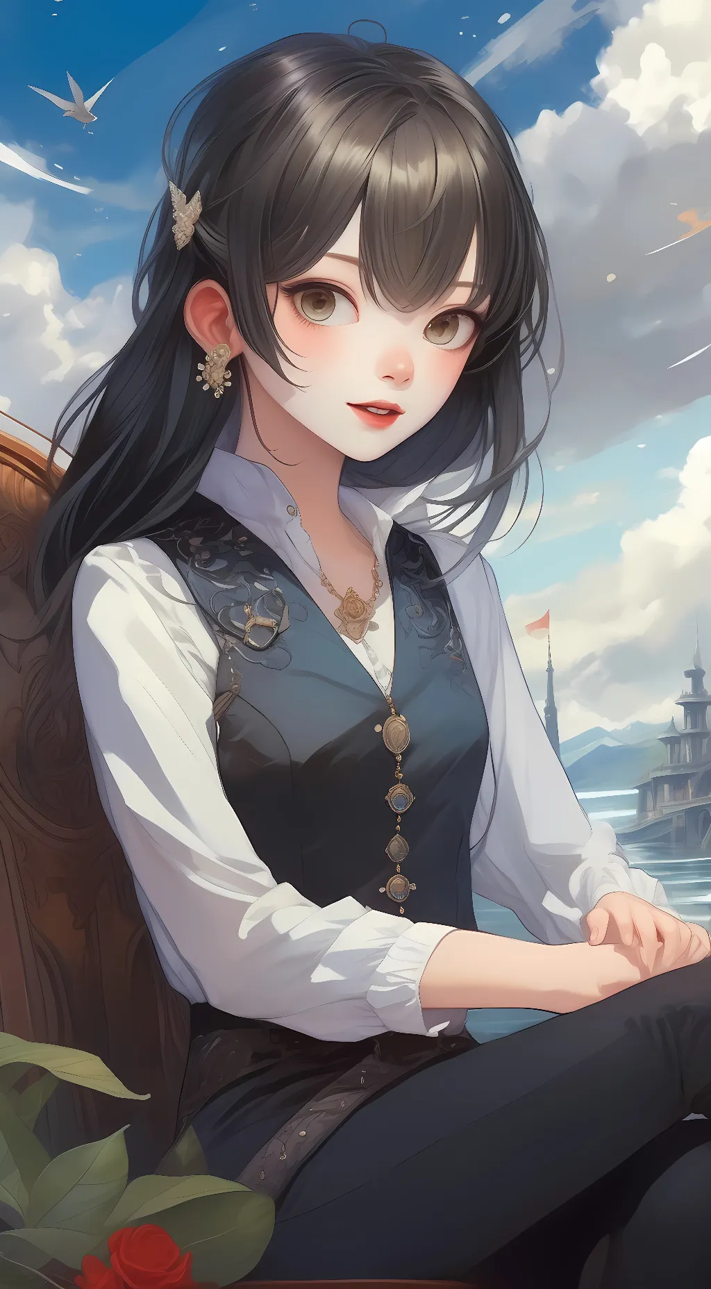 ai character: Rebecca background