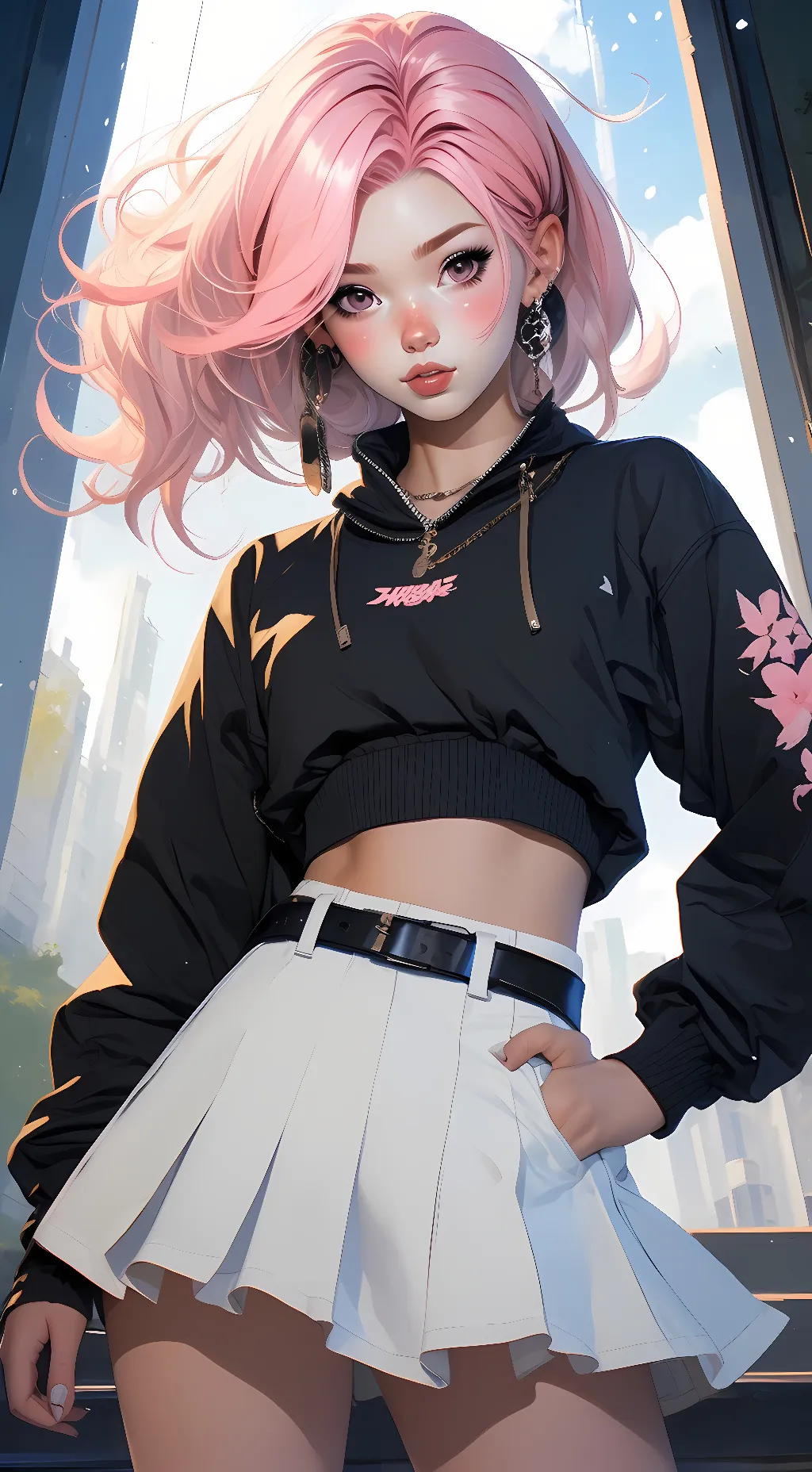 ai character: Luna background