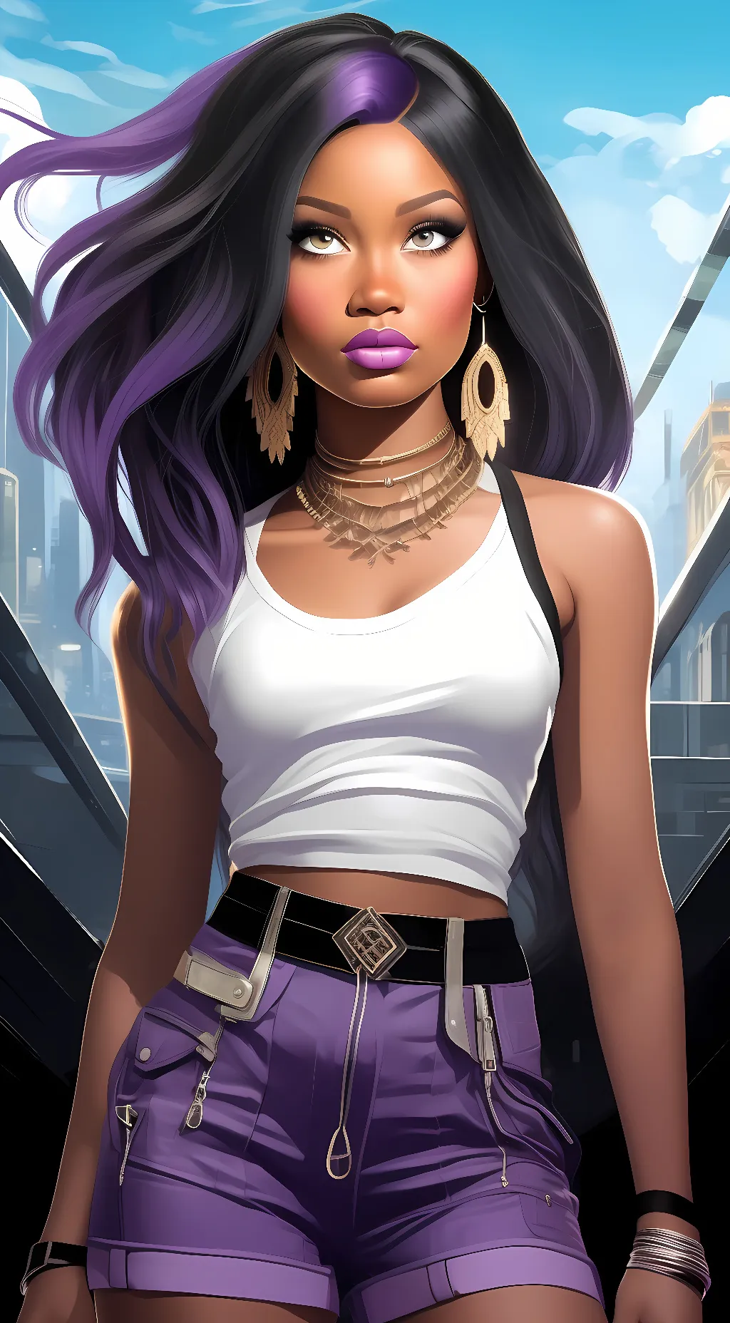 ai character: Sabrina carpenter background