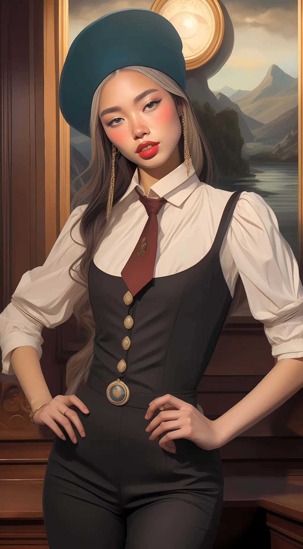 ai character: Train Martha background