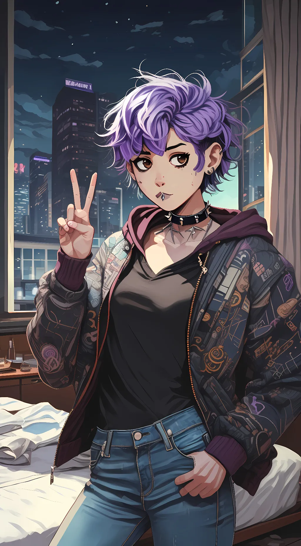 ai character: DeDe background