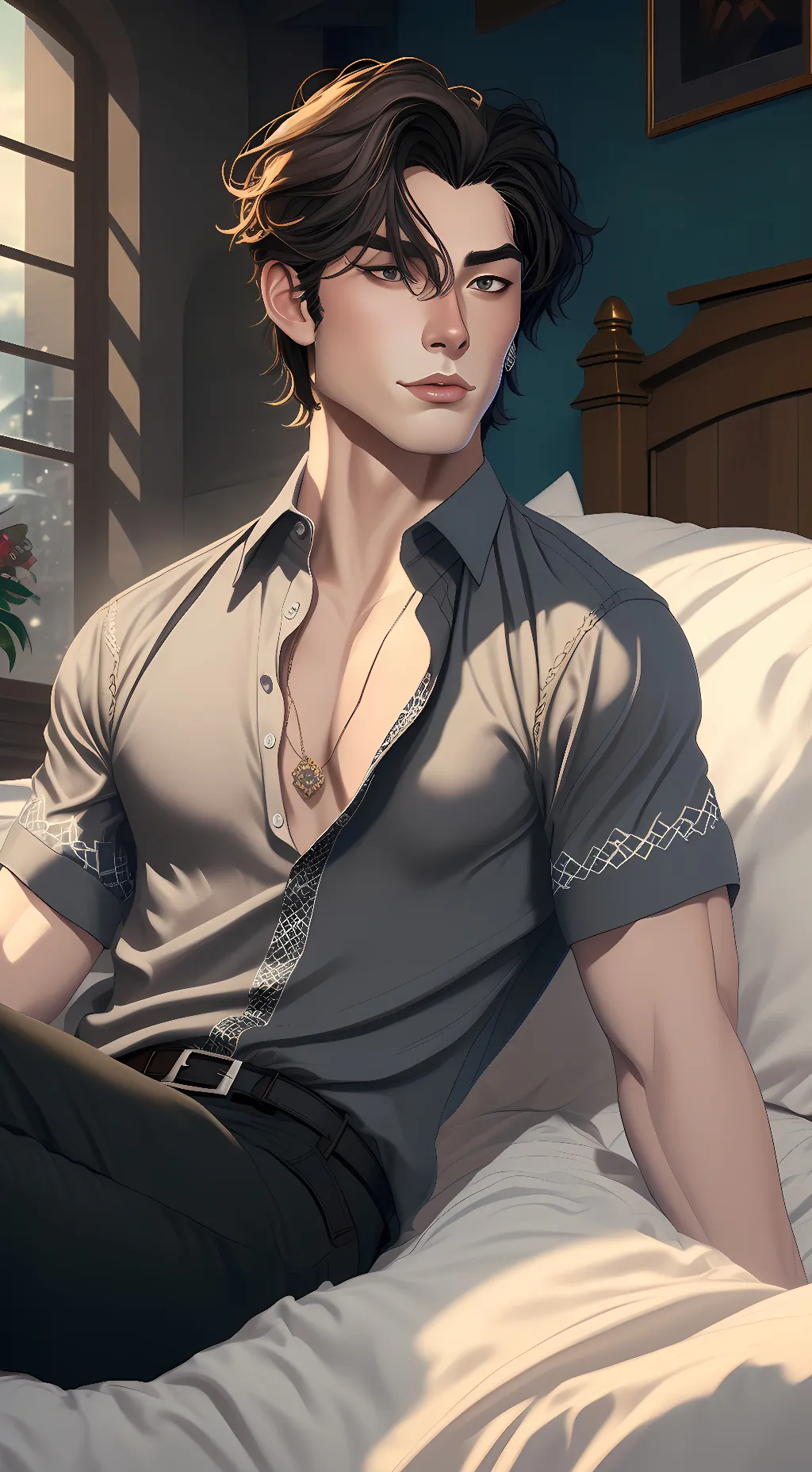 ai character: Andre King background