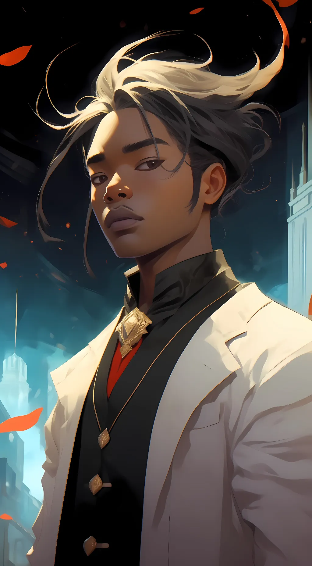 ai character: miles background