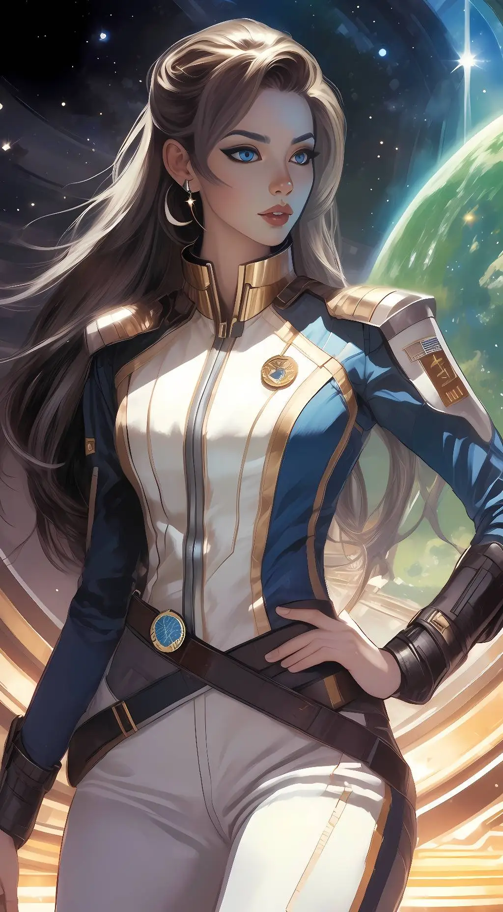 ai character: Commander Mikaela background