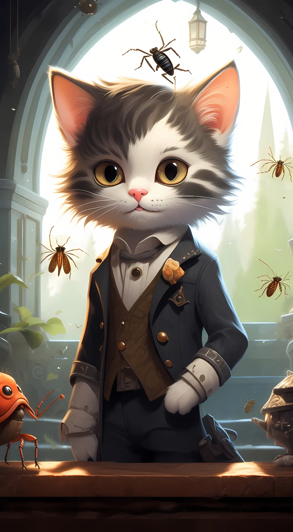 ai character: Paxton background