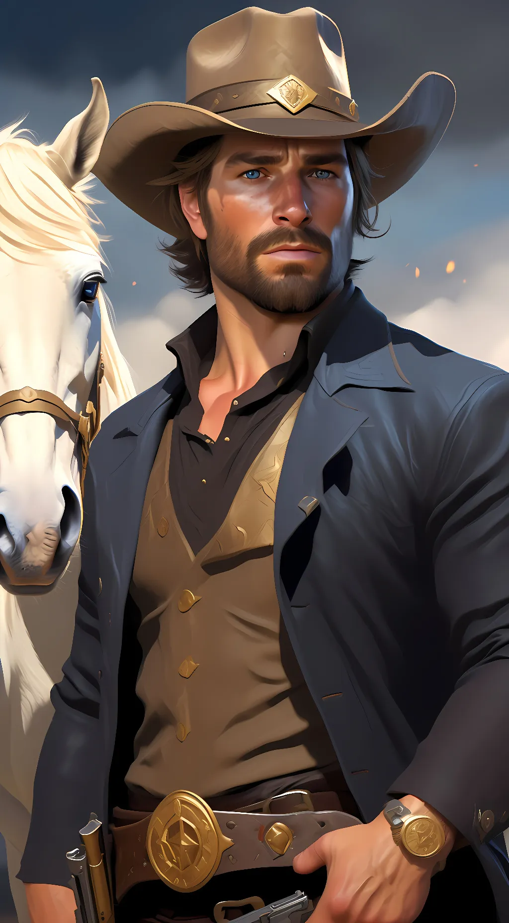 ai character: Arthur Morgan background